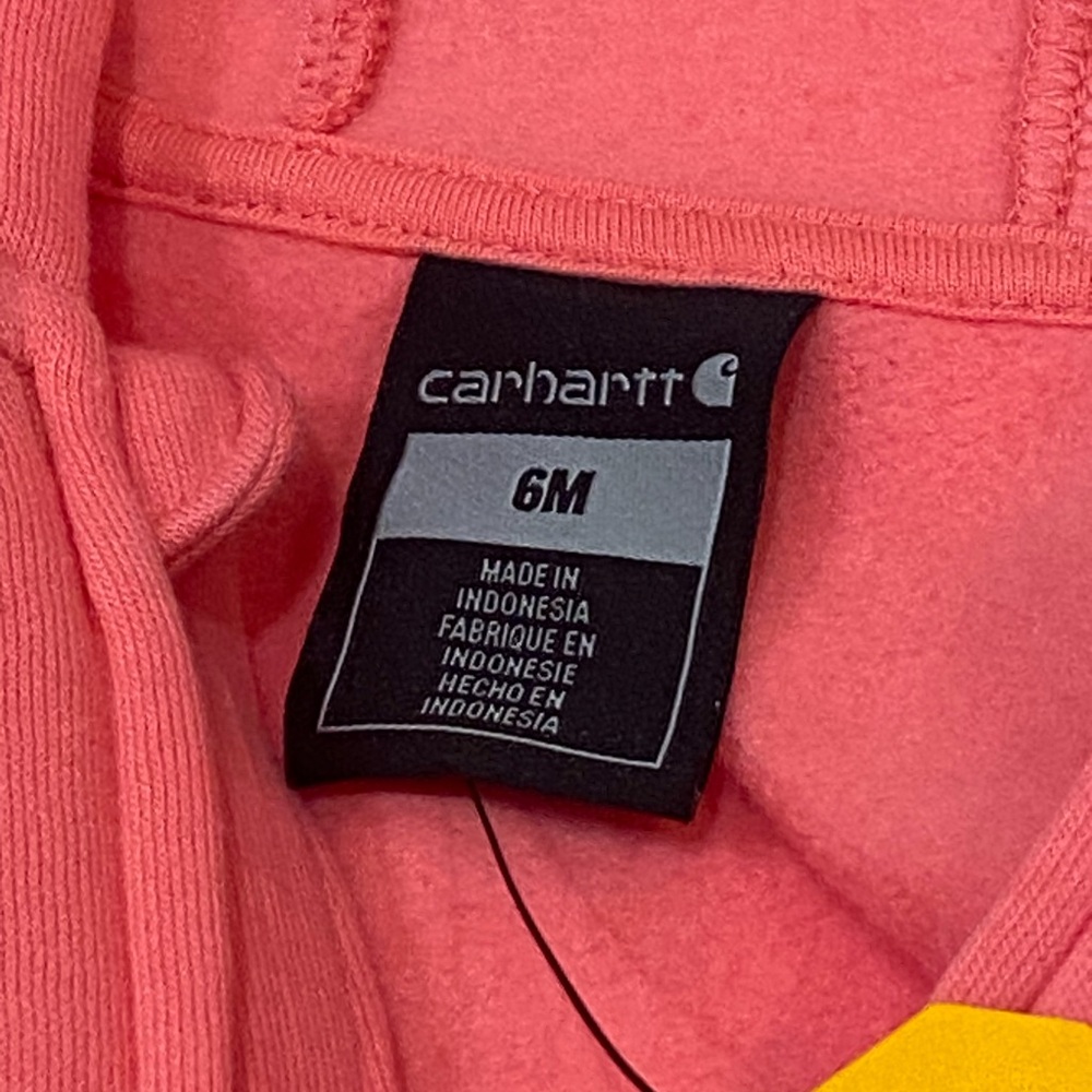 Carhartt Baby girl's Long-Sleeve Zip-Front Hooded Coverall 6 months NWT perfect - Picture 6 of 10